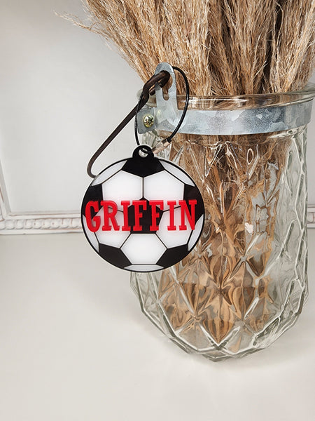 Soccer Bag Tag