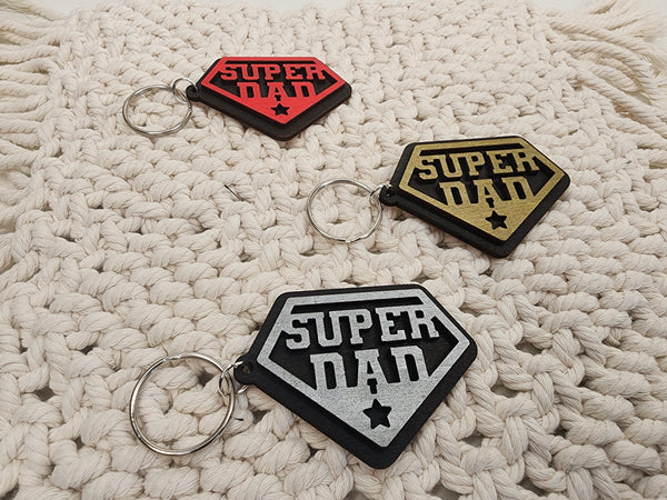 Super Dad Keychain