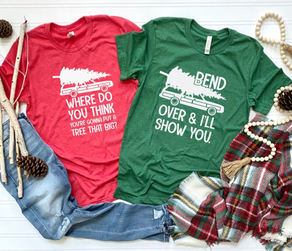 Husband and Wife Christmas Tee