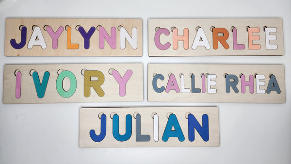 Custom Wood Name Puzzle