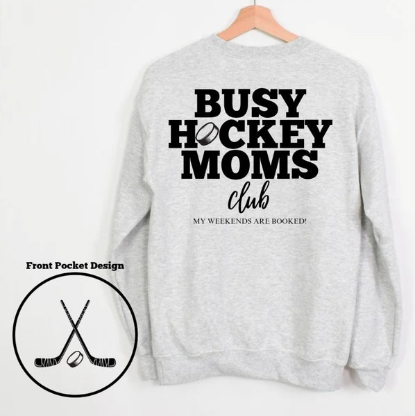 Busy Hockey Moms Club - Crewneck