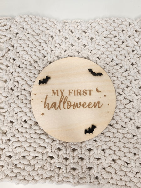 First Halloween Milestone Marker