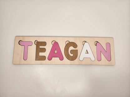 Custom Wood Name Puzzle