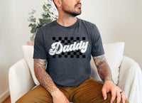 Retro Checkered Daddy - DTF Transfers