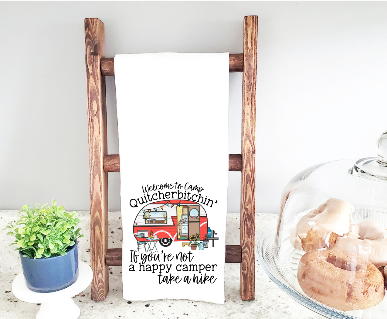 Happy Camper Kitchen Towel