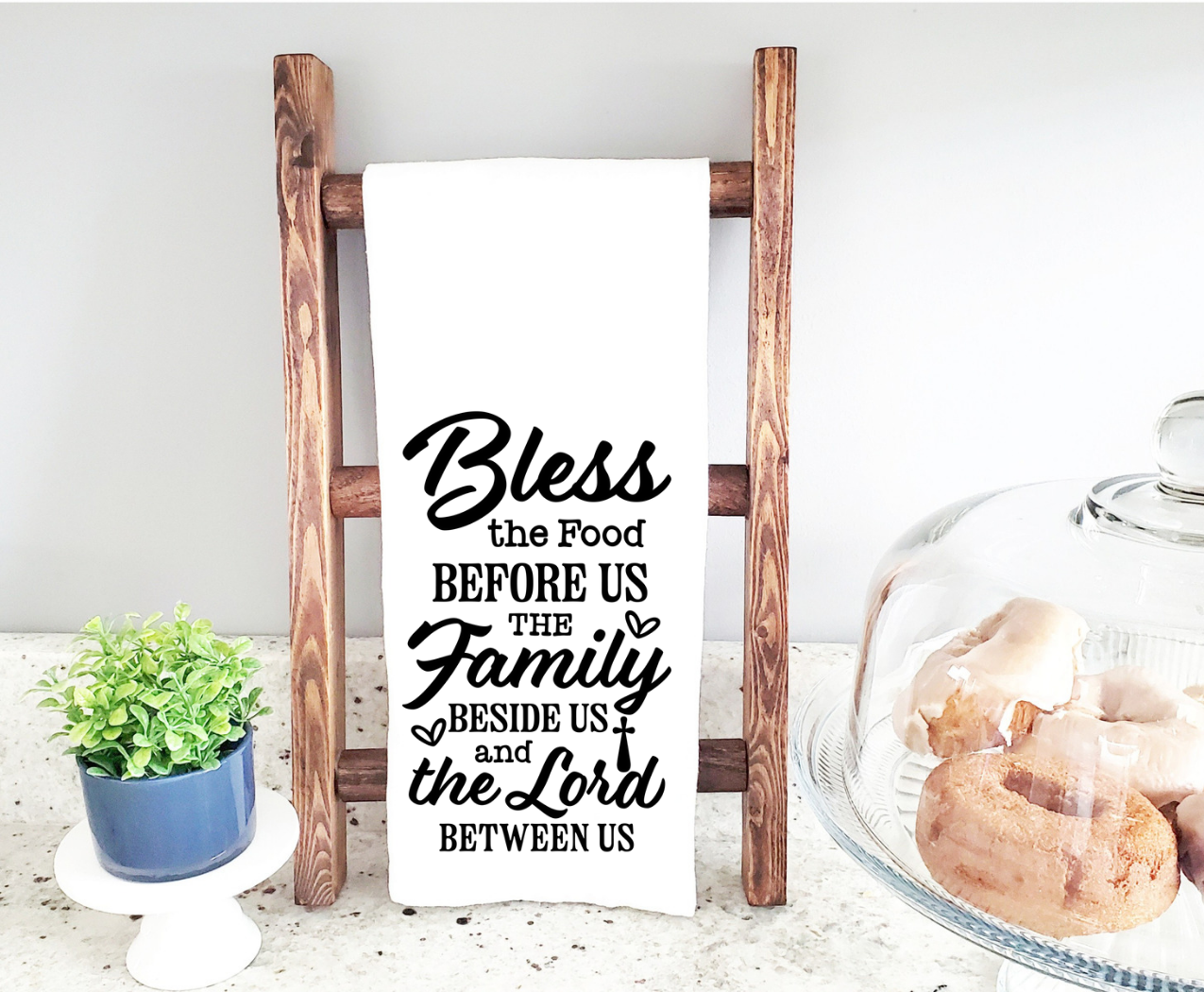 Bless The Food Before Us - Kitchen Towel