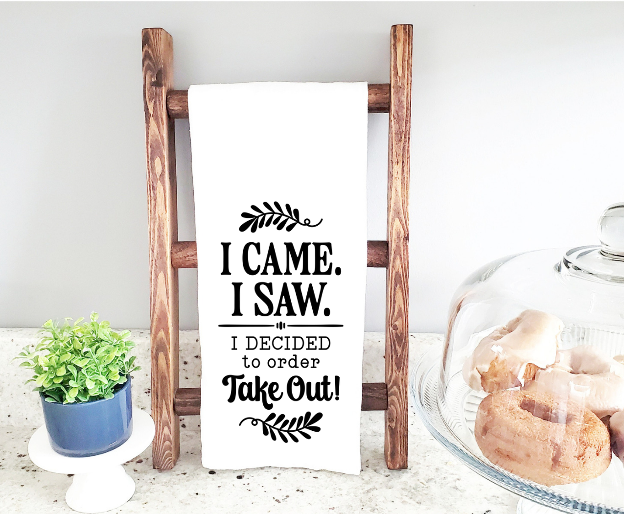 I Came I Saw - Kitchen Towel