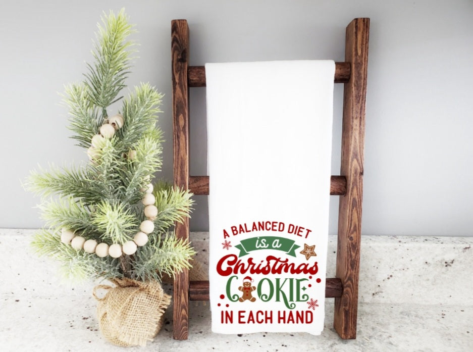 A Balanced Diet Kitchen Towel